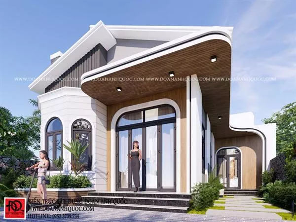 Xây nhà trọn gói Phan Thiết | Công ty Kiến trúc - Xây dựng Đoàn Anh Quốc . Thiết kế nhà cấp 4 trên nền đất đỏ tại Phan Thiết